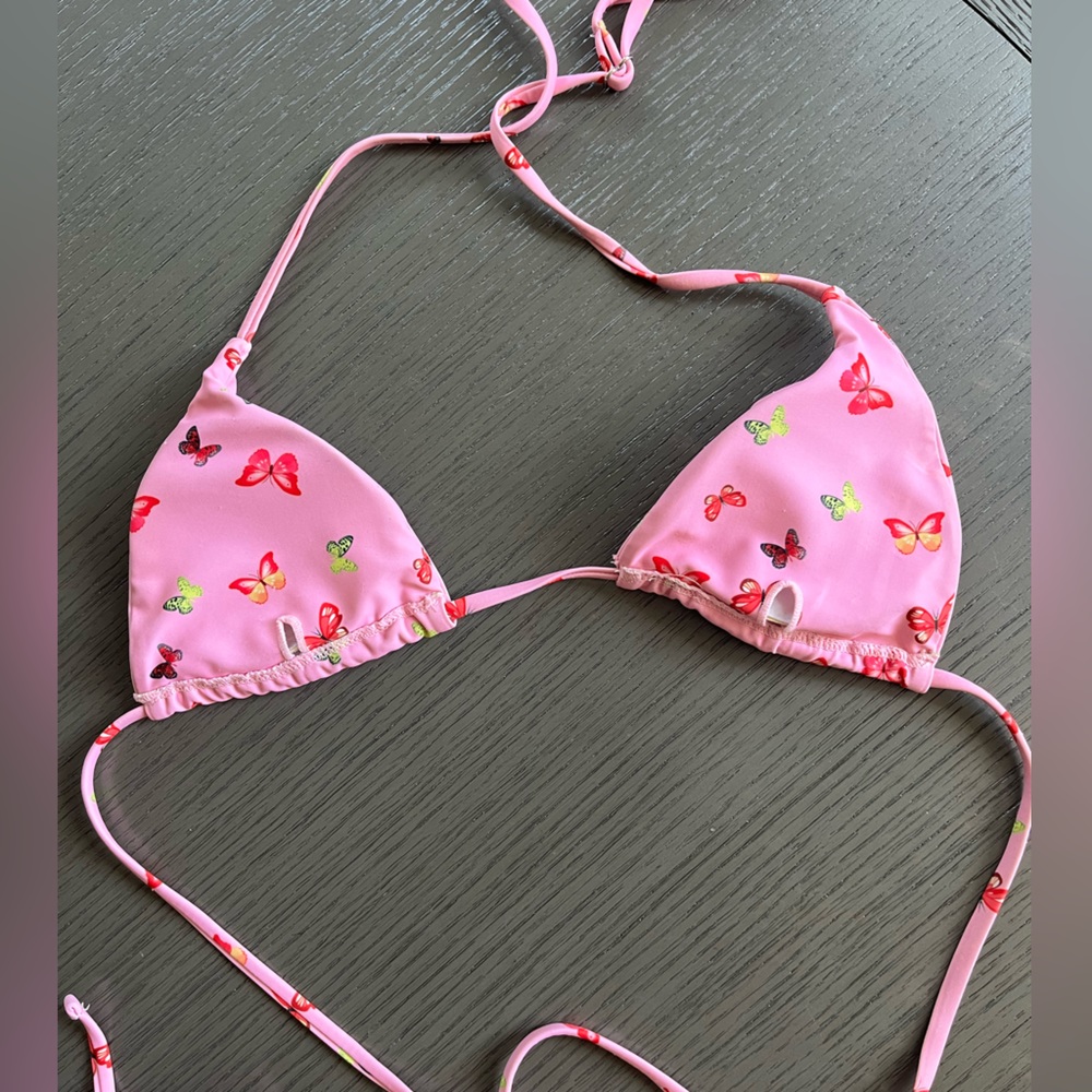 Pink Butterfly Bikini Set (S) - Picture 3 of 6